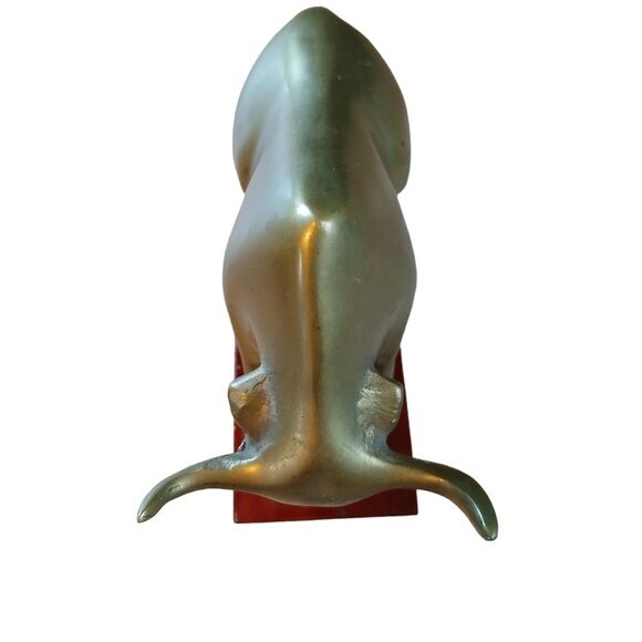 Vintage 80's Great City Traders Bull and Bear Bookends Bronzed Br… - Picture 9 of 16